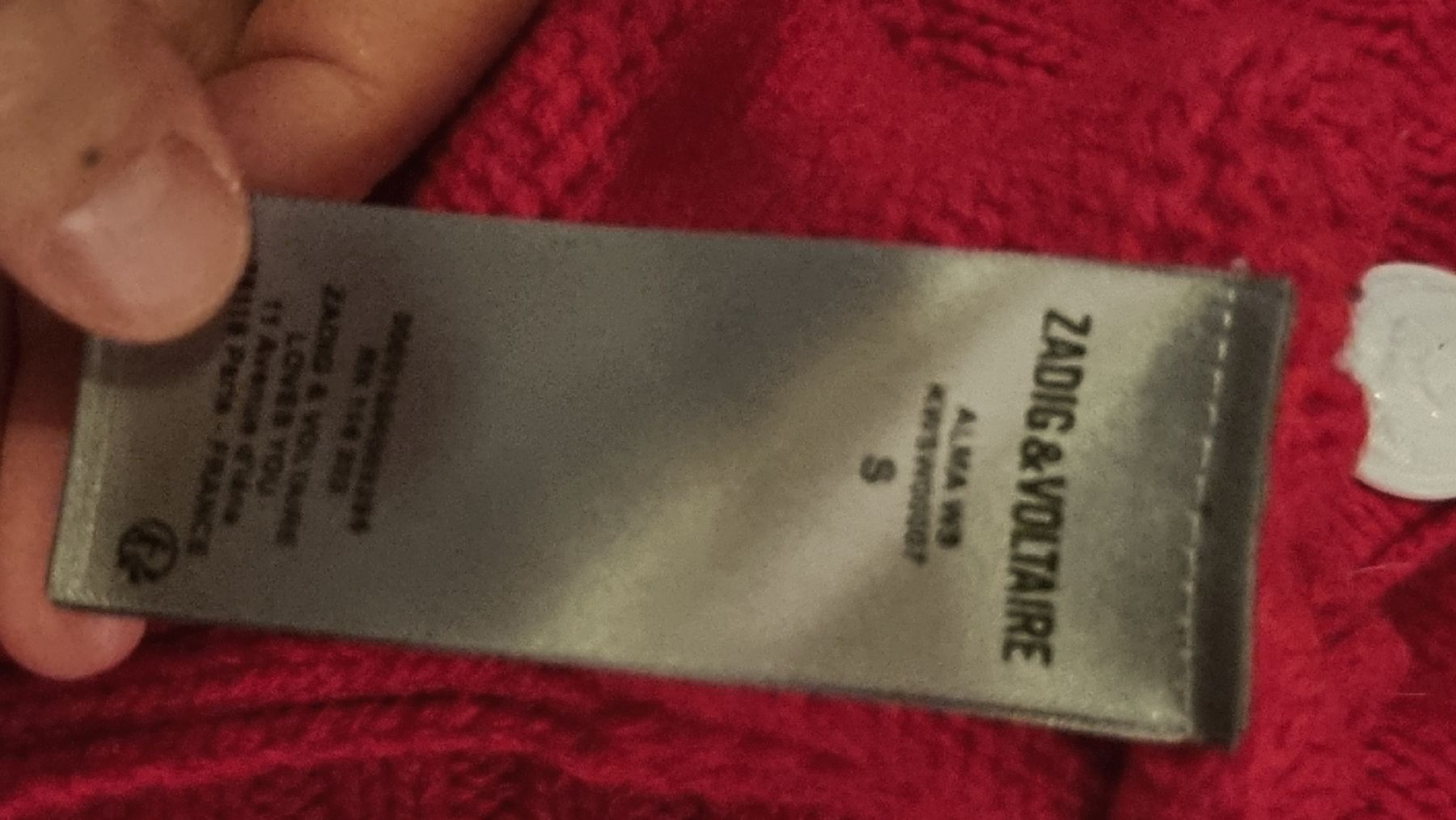Maglioni & Felpe: Pull rouge mérinos Zadig&Voltaire – Nuovo (secondo la descrizione) da Vevey venduto da fer3ica 6