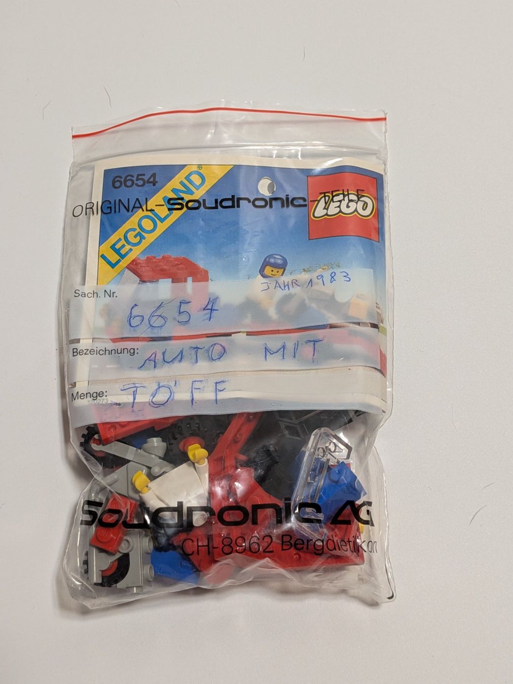 Lego Giocattoli: Lego 6654 Motorcycle Transport – Usato da Künten venduto da Dfog