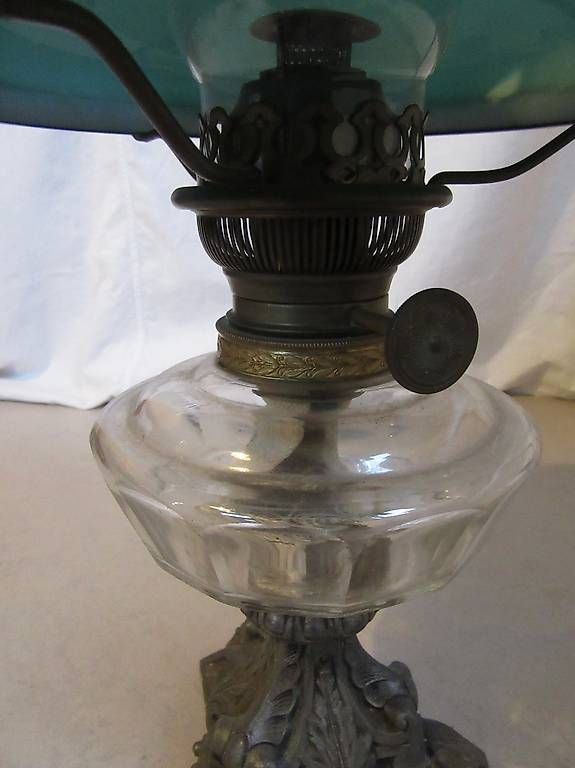 Lampen: Petroleumlampe antik, Jugendstil – Gebraucht aus Winterthur von q6cq4 1