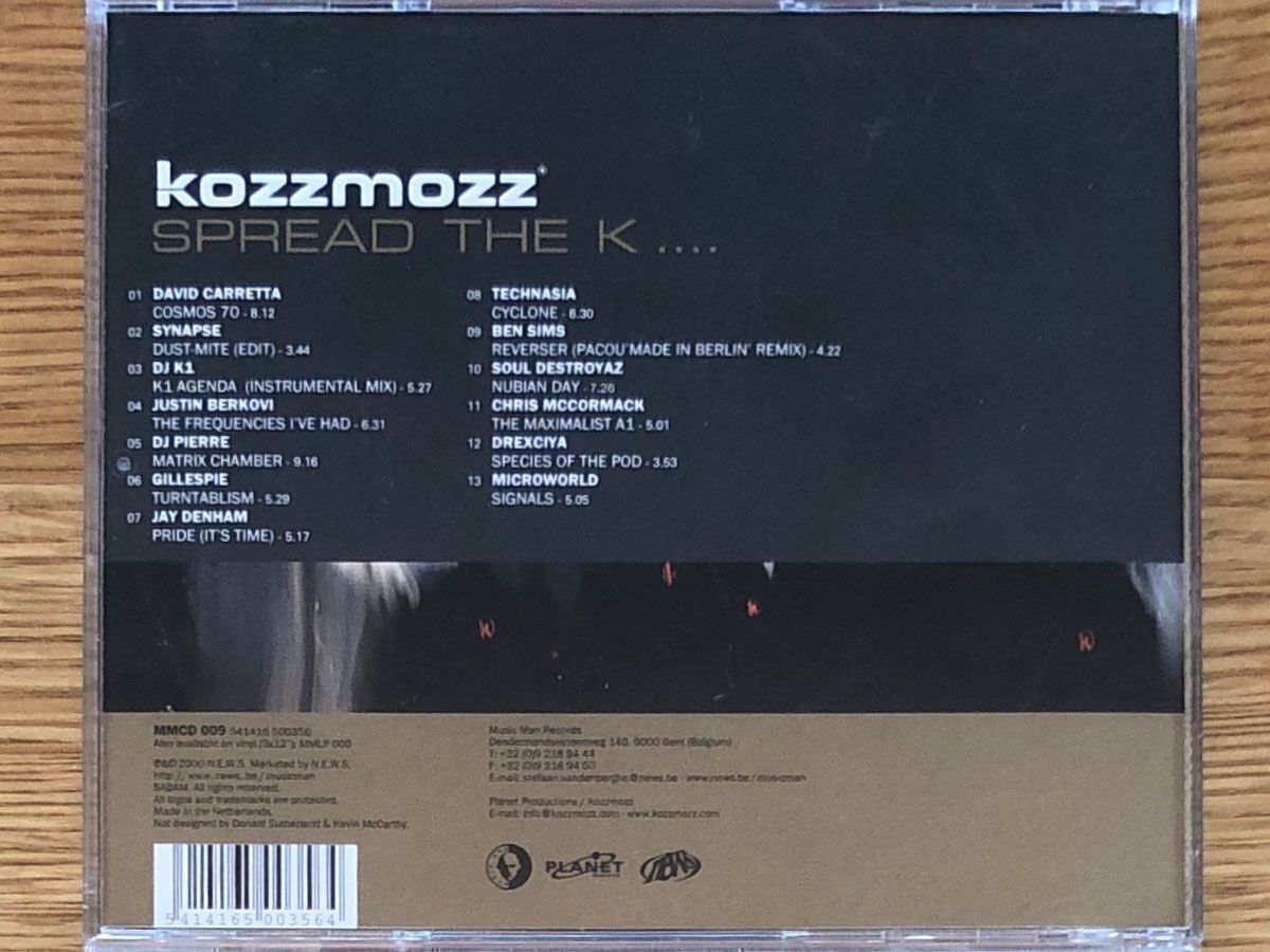 CD: Various – Kozzmozz (Spread The K ....) – Usato da Martigny venduto da jereq 1