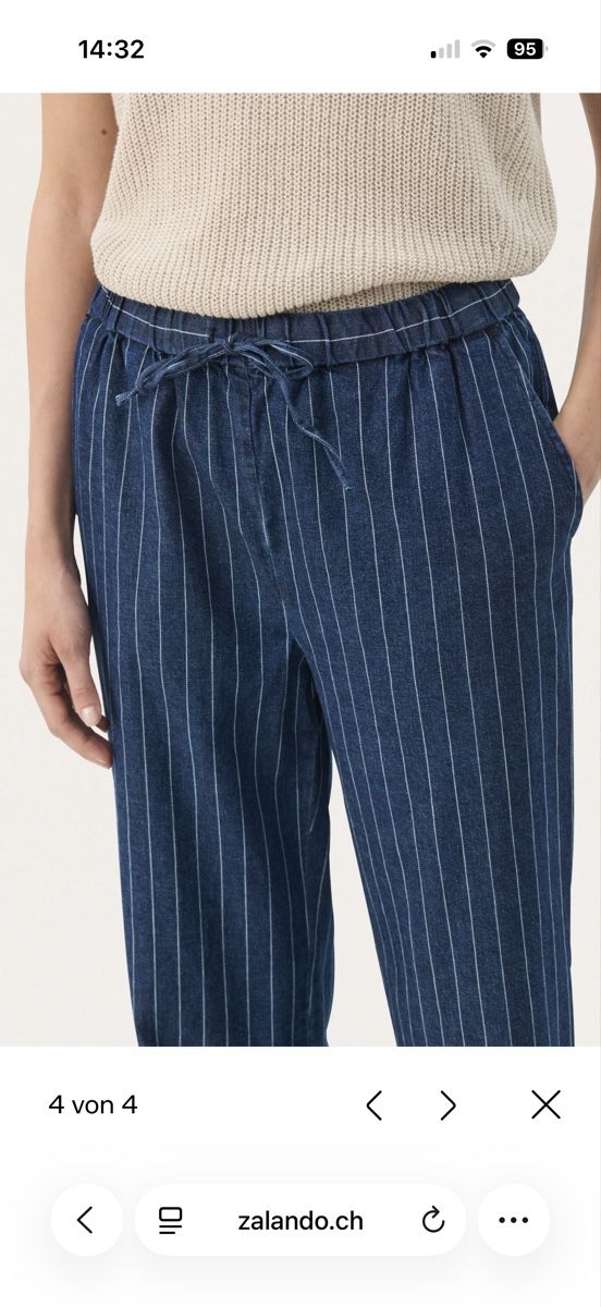 Hosen: Hose mit Streifen Grösse 32 von Part Two – Neu (gemäss Beschreibung) aus Lungern von Blauhausfrau 8