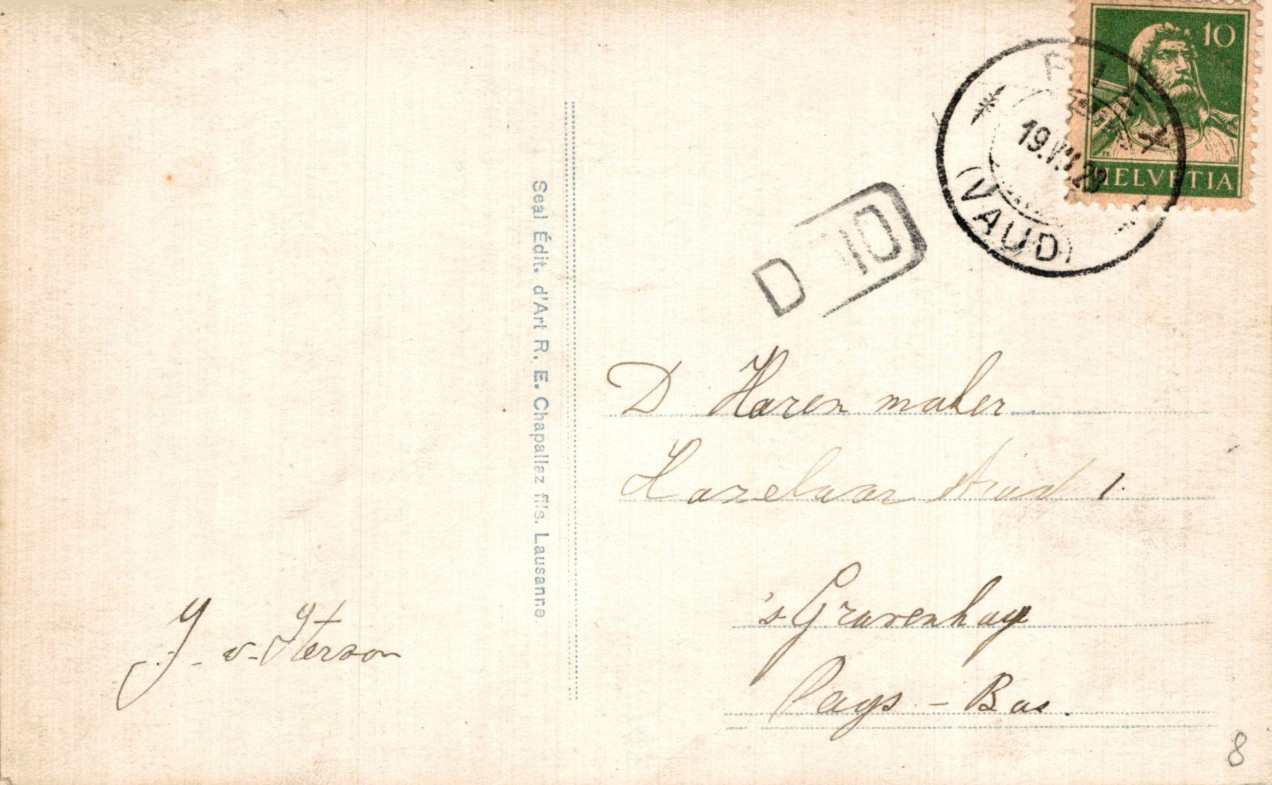 Cartoline postali: Tour de Marsens et Cully – Usato da Bronschhofen venduto da Astore 1