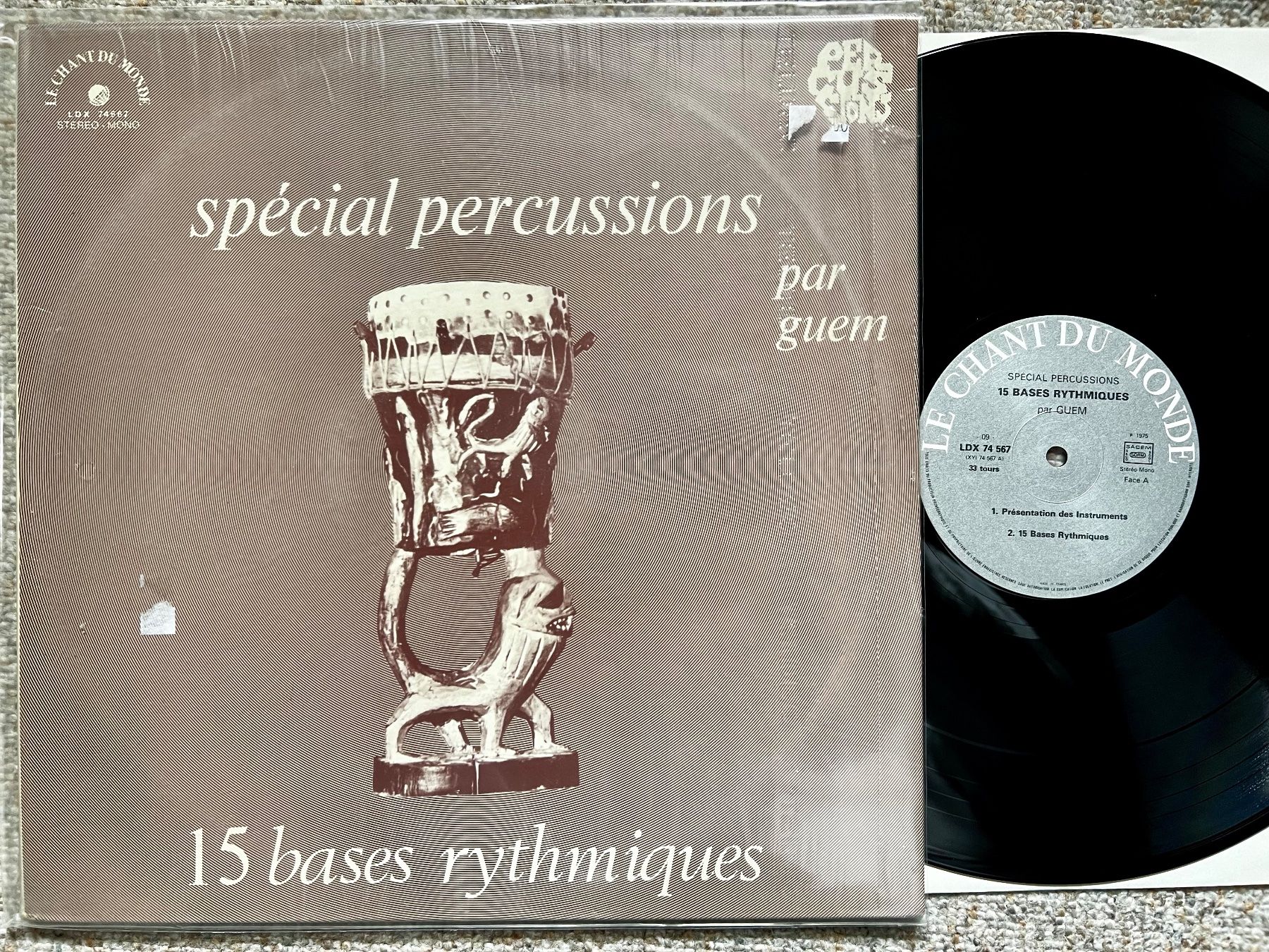 Dischi in vinile: LP Percussions Afro-Cuban Free Improvisation Guem Spécial – Nuovo (secondo la descrizione) da Unterseen venduto da vinylmore