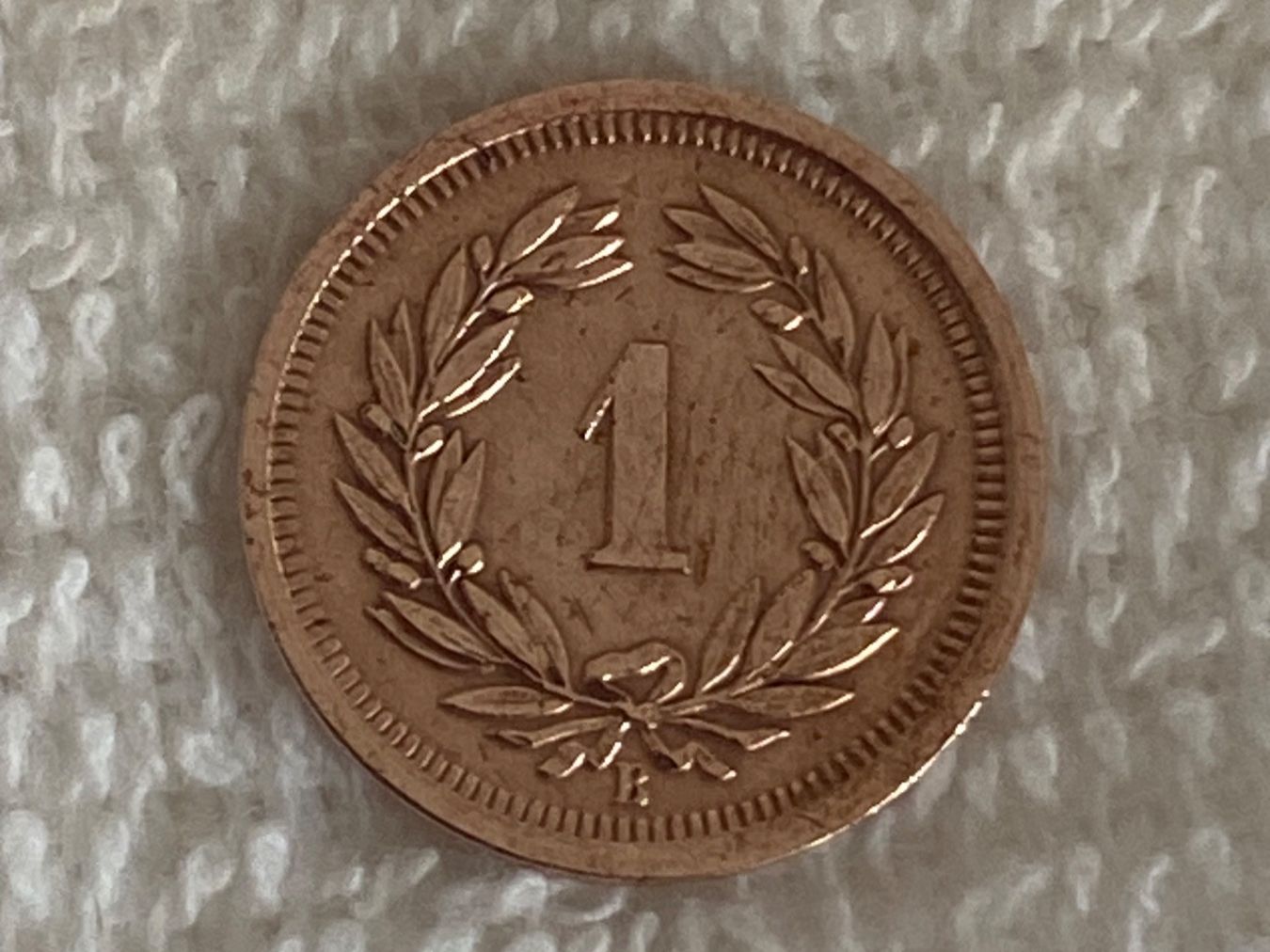 Alle Münzen: 1 centime/Rappen 1889 – Gebraucht aus Nyon von Ilmi09 1