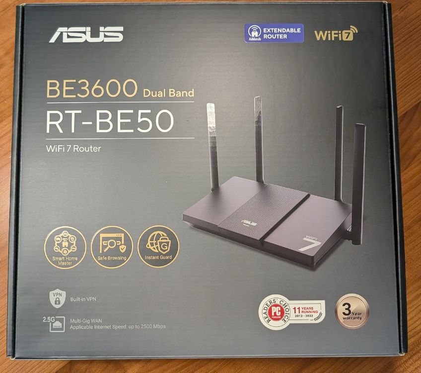 Neuwertiger ASUS RT-BE50 WiFi 7 Router (Gebraucht) in Schaan für CHF 50 ...