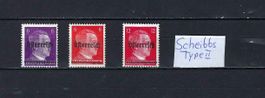 Dienstmarken österreich Scheibbs Type II **