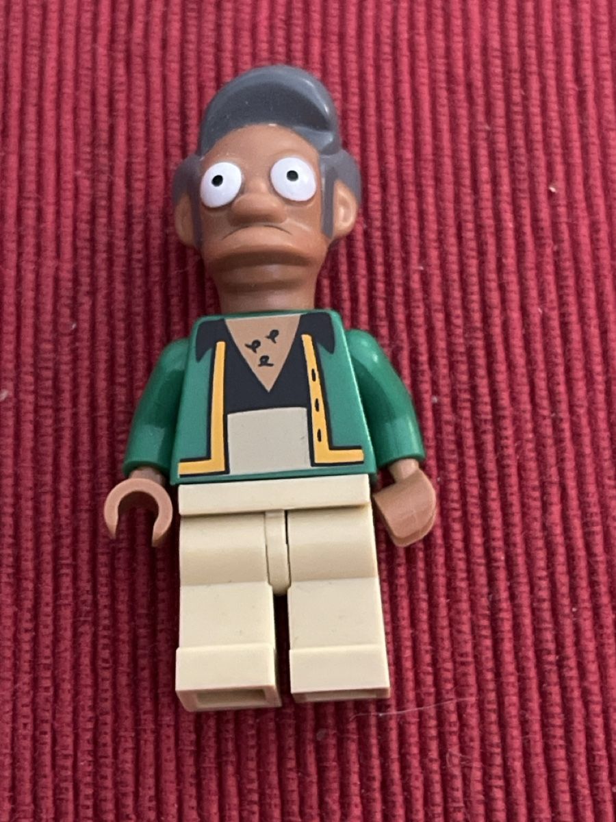 Lego Statuette: The Simpsons LEGO Mini Figure Apu – Usato da Neuenhof venduto da Pixeline