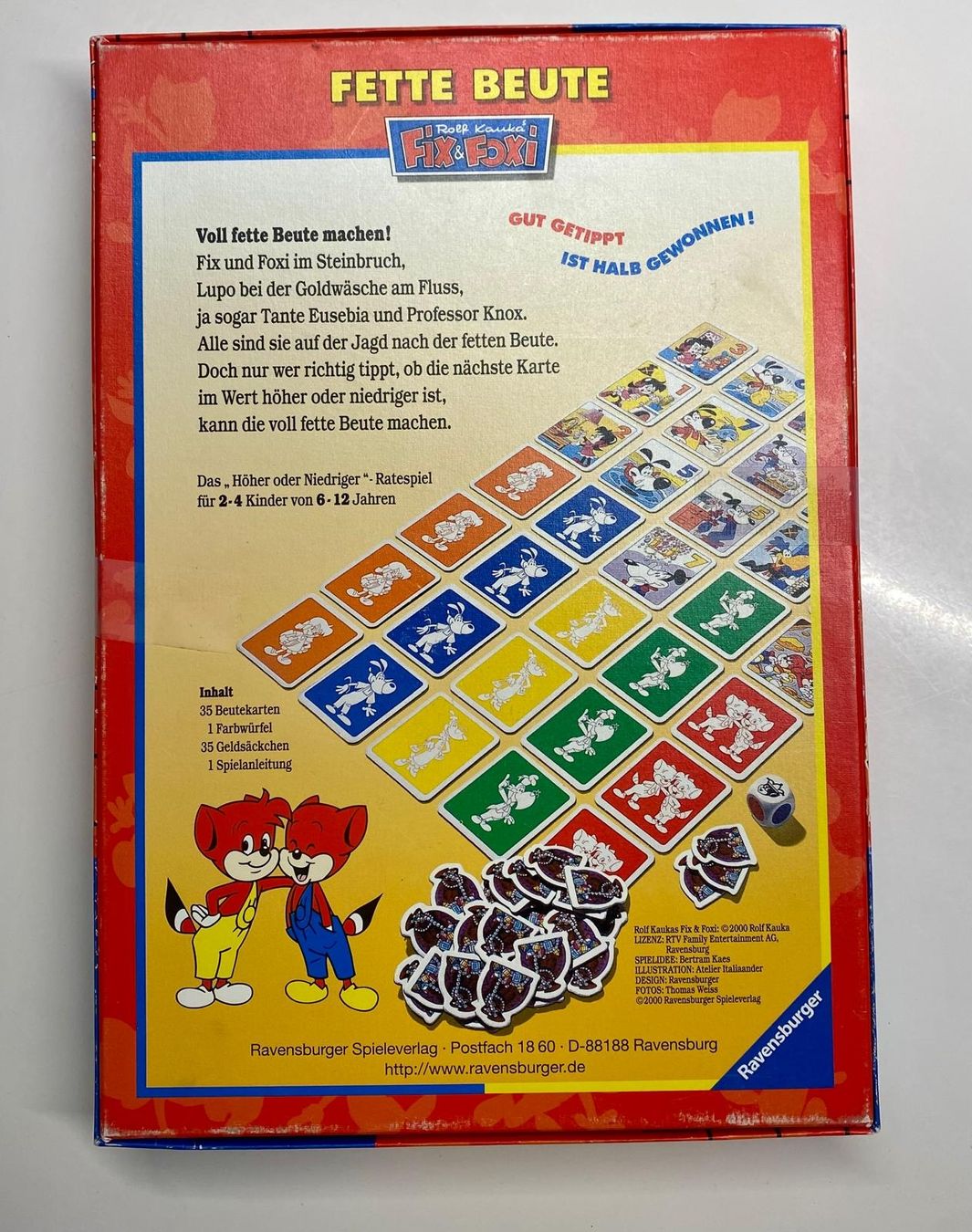 Ravensburger Spiele: Fix&Foxi "Fette Beute" Ravensburger Spiel, komplett! – Gebraucht aus Krauchthal von SamsPuce 1