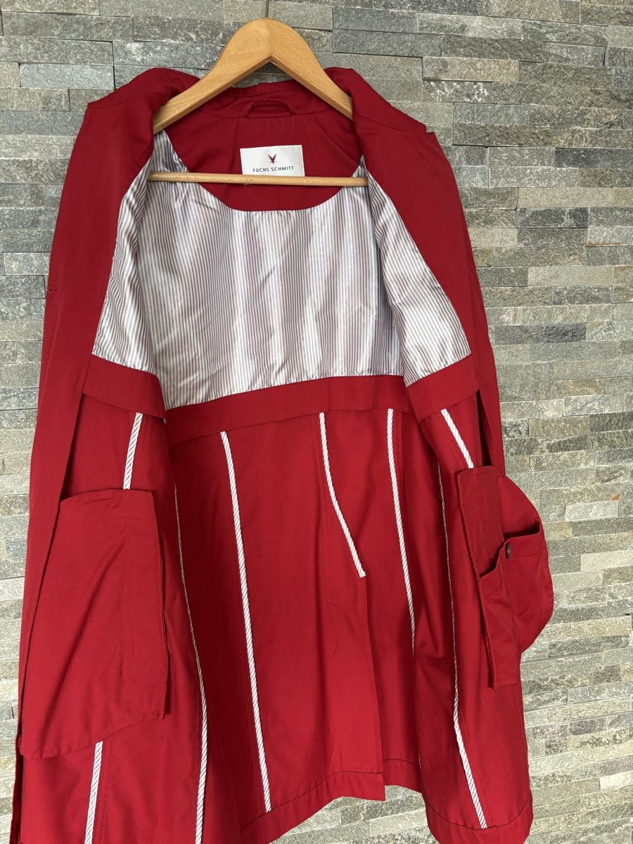 Fuchs Schmitt Mäntel: FUCHS SCHMITT Trench Rouge - 38 CH – Neu (gemäss Beschreibung) aus Chardonne von teenyweeny 6