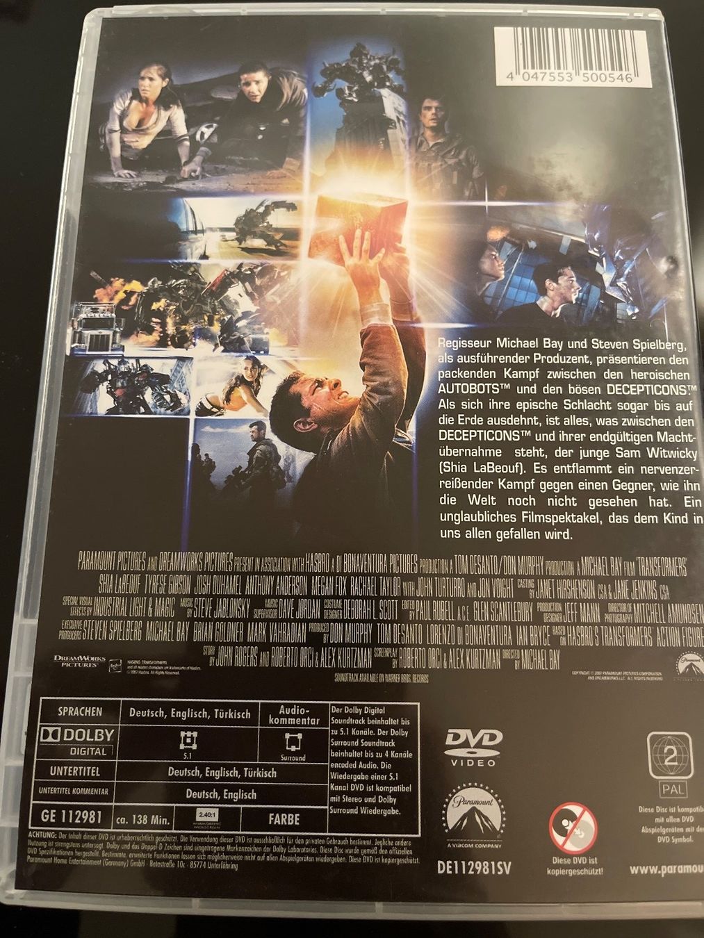 Alle DVDs: DVD // Transformers – Gebraucht aus Schönenwerd von d.chiara 1