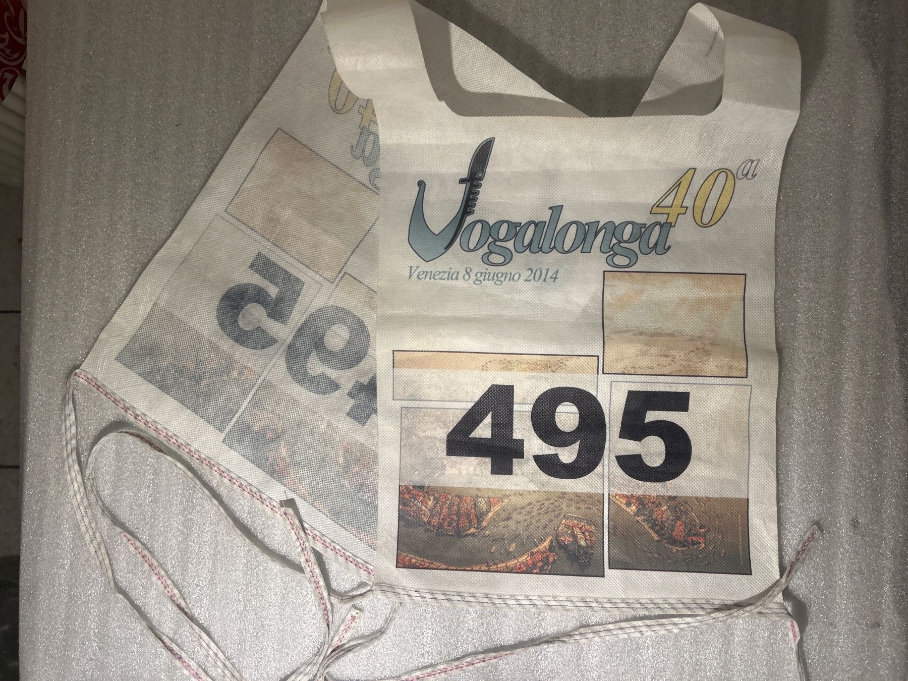 Canottiere & Pantaloni: Venedig - Vogalonga / Regatta - Startnummer 495 – Usato da La Chaux-de-Fonds venduto da jacq_LaTsch0