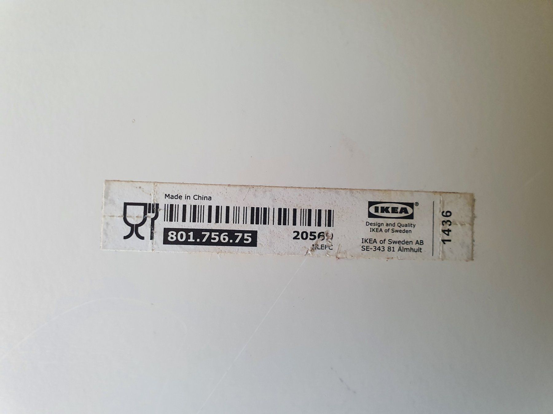 Ikea Piatti di portata: weisses Serviertablett, Metall von IKEA – Usato da Thalwil venduto da meinverkauf 2