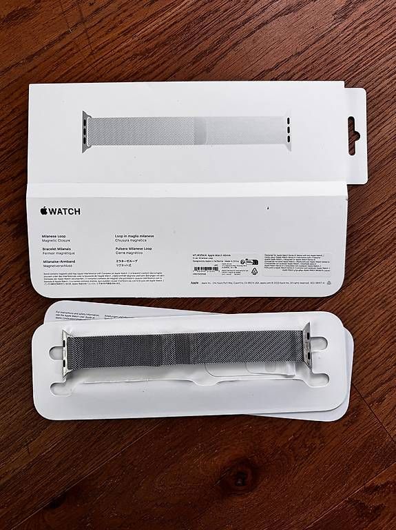 Bracciali & Braccialetti: Original Apple Watch Armband Milanese Loop Silver – Usato da Belp venduto da SUI_Montana 3