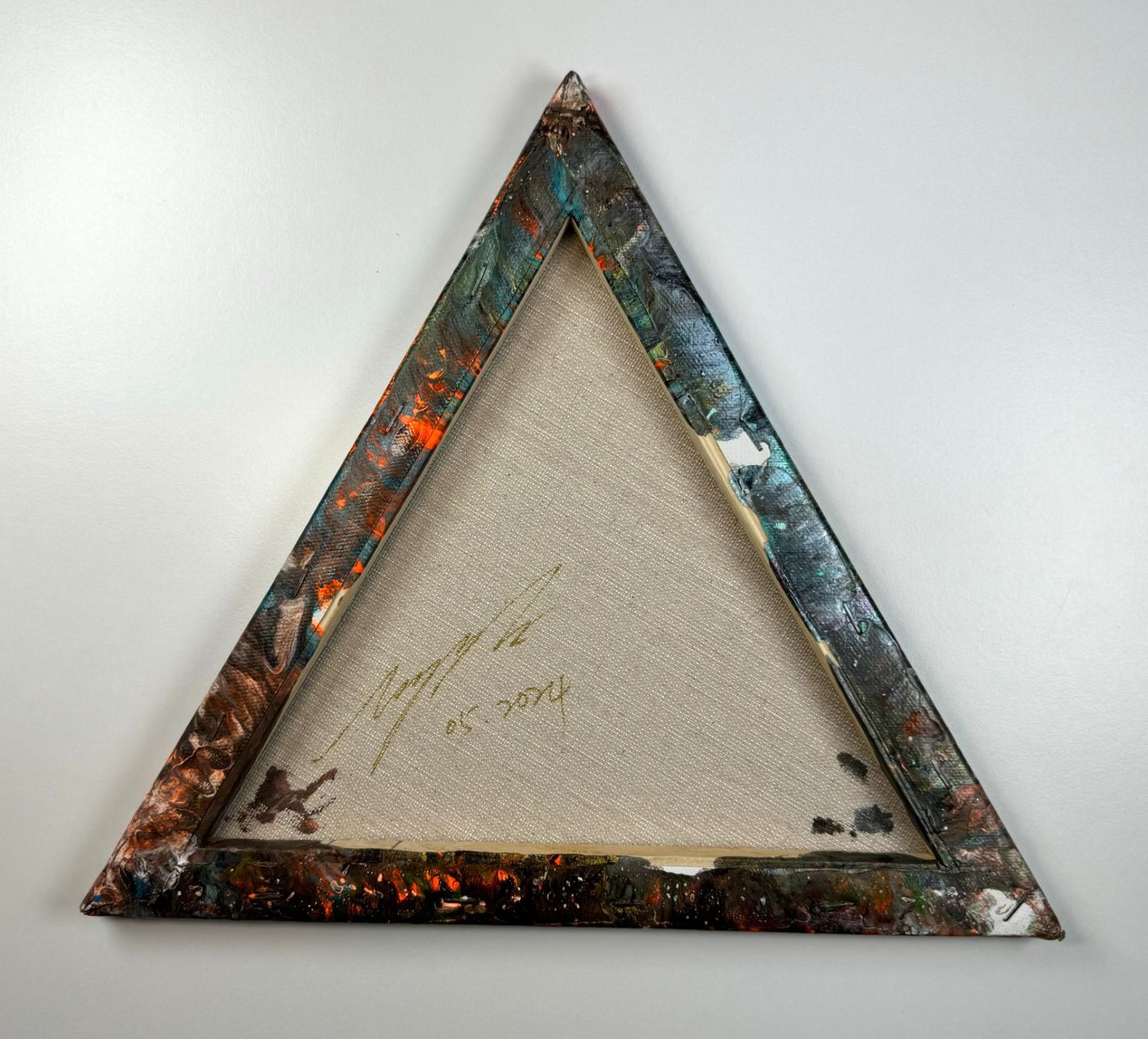 Dipinti: Acryl-Flüssigmalerei, Dreieck – Usato da Schlieren venduto da MayaSheng1983 2