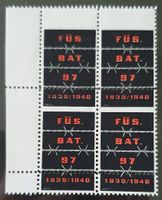 Soldatenmarke Zähnungsabart - Füs. Bat. 97