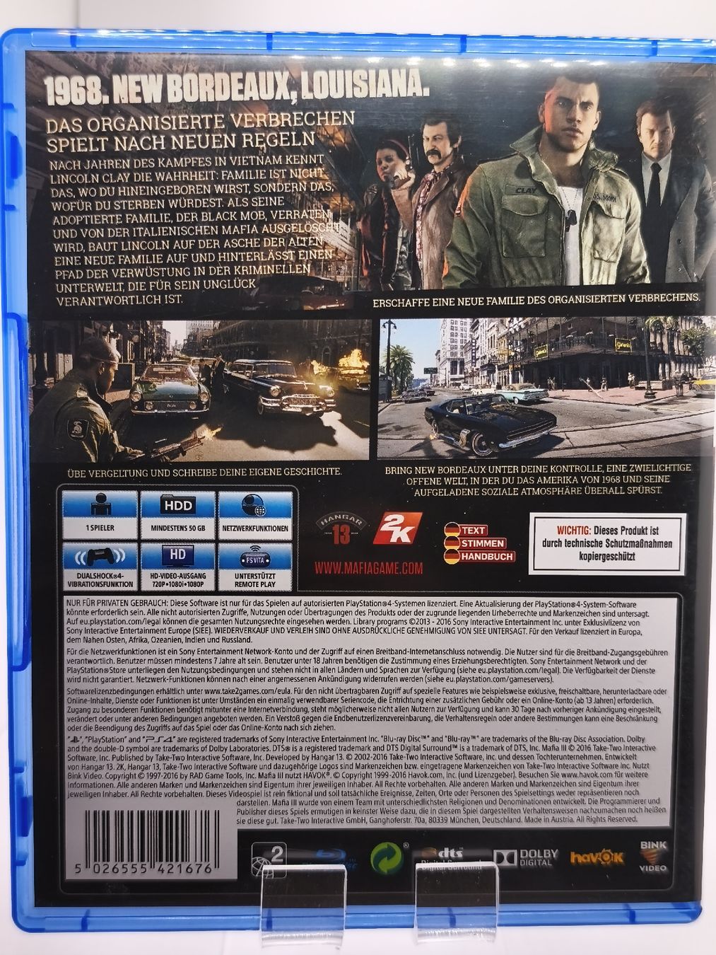 Sony Giochi: Mafia III - PS4 - Comme neuf - Edition Familiale – Usato da Conthey venduto da Th3gr4yf0x 1