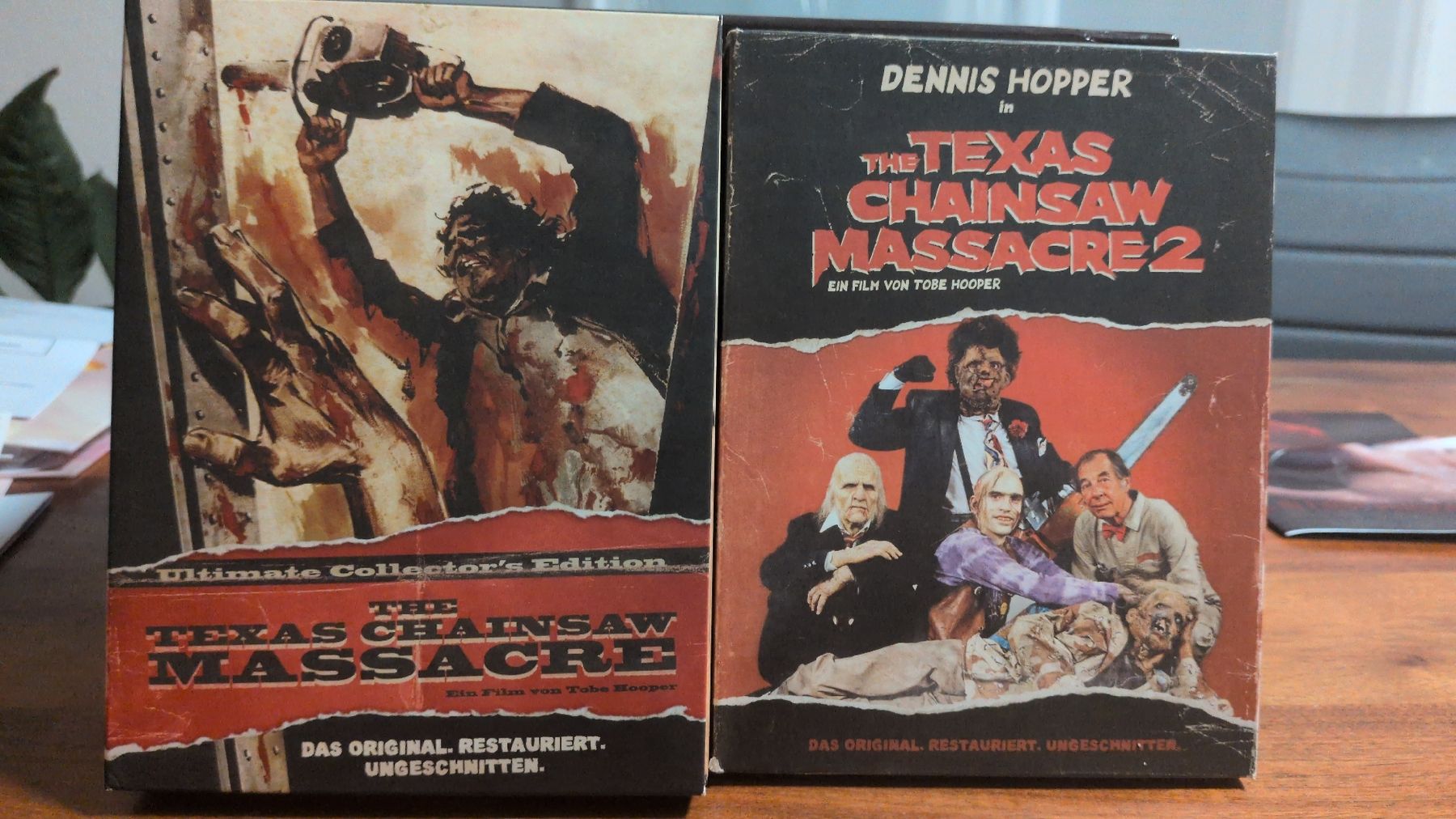 Tutti i DVDs: Texas Chainsaw Massacre 1 & 2 Blu-ray Edition – Usato da Thun venduto da Pizzamike
