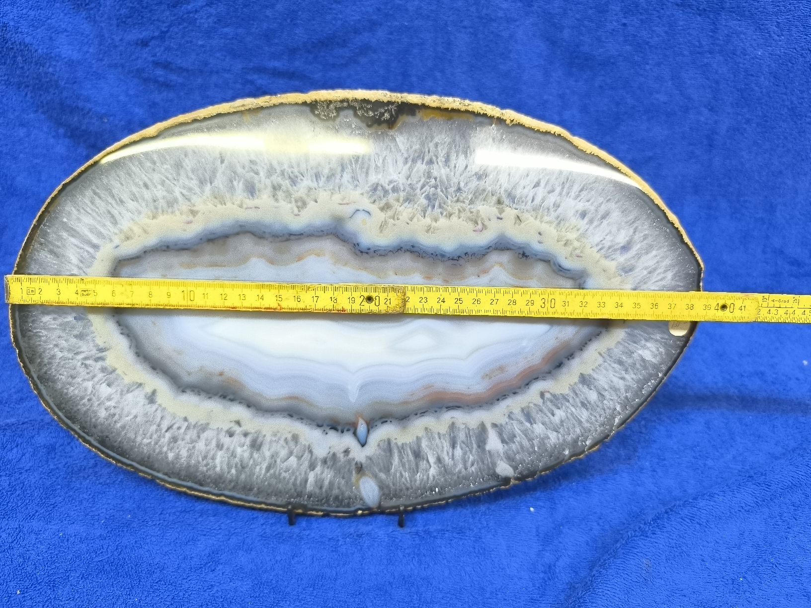Minerali & Pietre curative: Wunderschöne Achat Scheibe Riesig ! 40cm gross,  Edelstein – Nuovo (secondo la descrizione) da Oberwil b. Zug venduto da Gto469 1