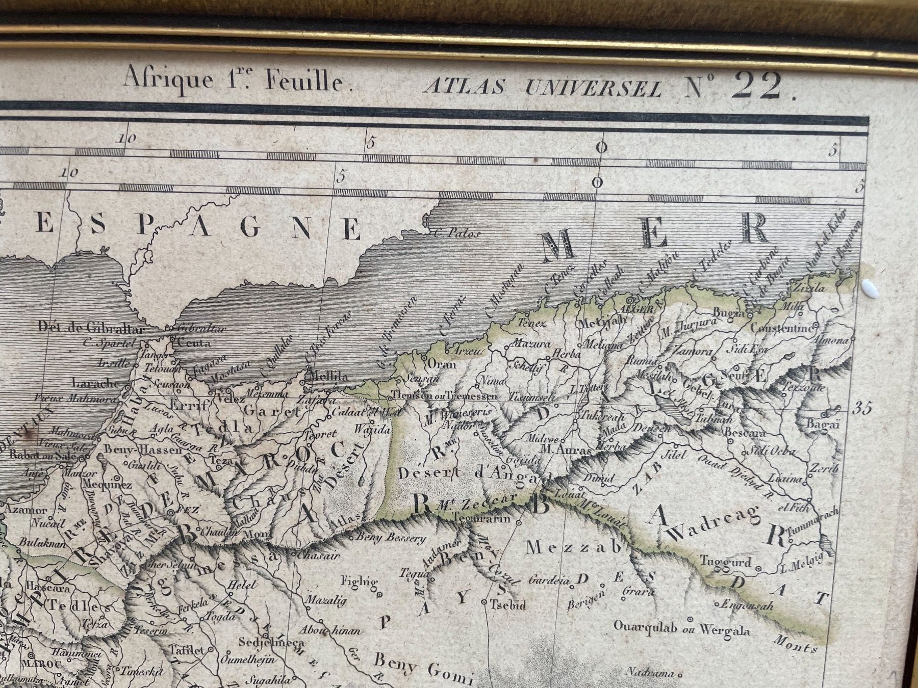 Cartine & Atlanti: CARTE  DE L‘AFRIQUE 1814 - UNIQUE – Usato da Zürich venduto da Danokiko 3