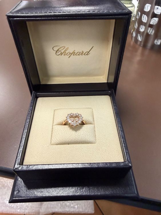 CHOPARD HAPPY DIAMONDS CŒUR – OR 18 CARATS – DIAMANTS MOBILE (Gebraucht ...