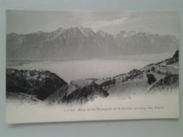 Glion et les Montagnes de la Savoie, vue prise des Avants