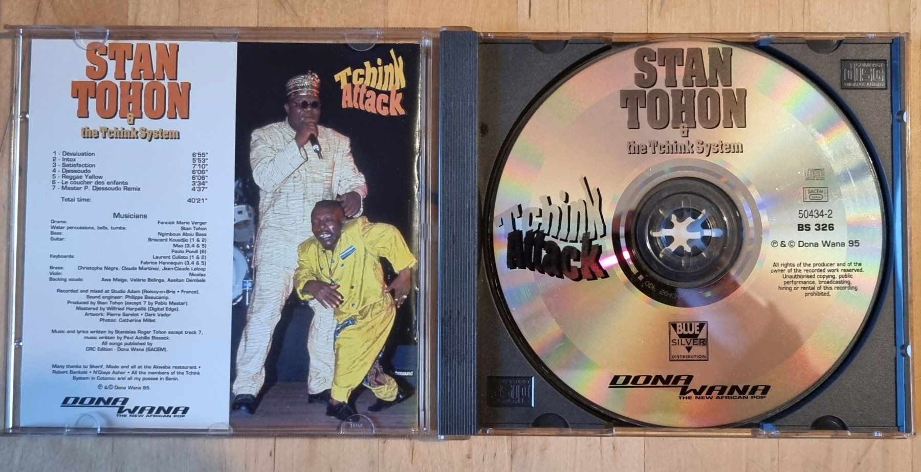 CD: CD Tohon Stanislas "Tchink Attack" (ZA/FR 1995) – Usato da Luzern venduto da Frizzz 1