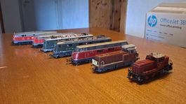 H0 AC 2, Märklin, 1 Lima Lok. DC 2 Lima, 1 Roco, 1 Piko Lok.