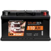 EXAKT Solar DCS Solarbatterie 110Ah 12V
