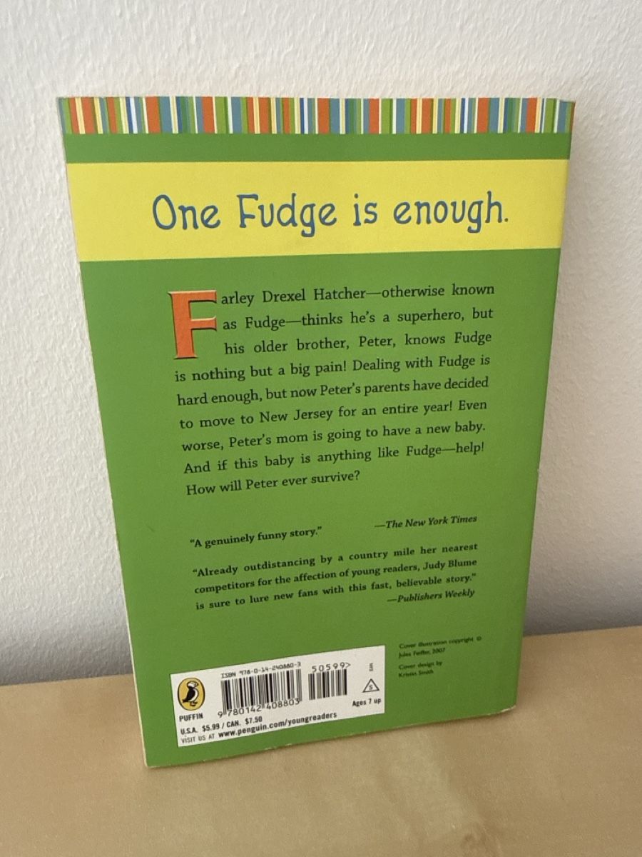 Libri: Superfudge - By Judy Blume (softcover) – Usato da Baden venduto da JellyMonster 1