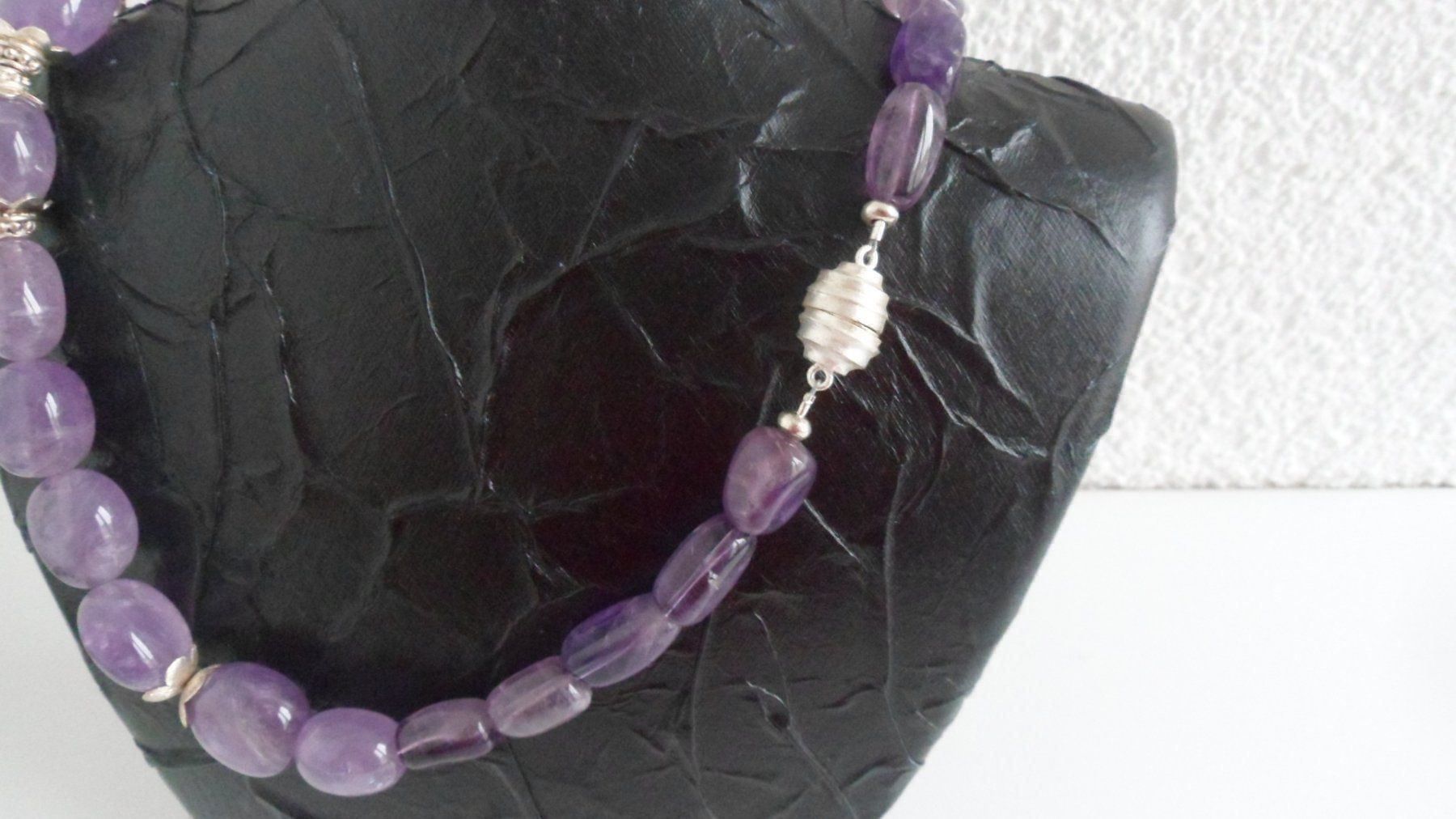 Catenine: Kette aus Amethyst – Nuovo (secondo la descrizione) da Oberwil b. Zug venduto da roshan01 2
