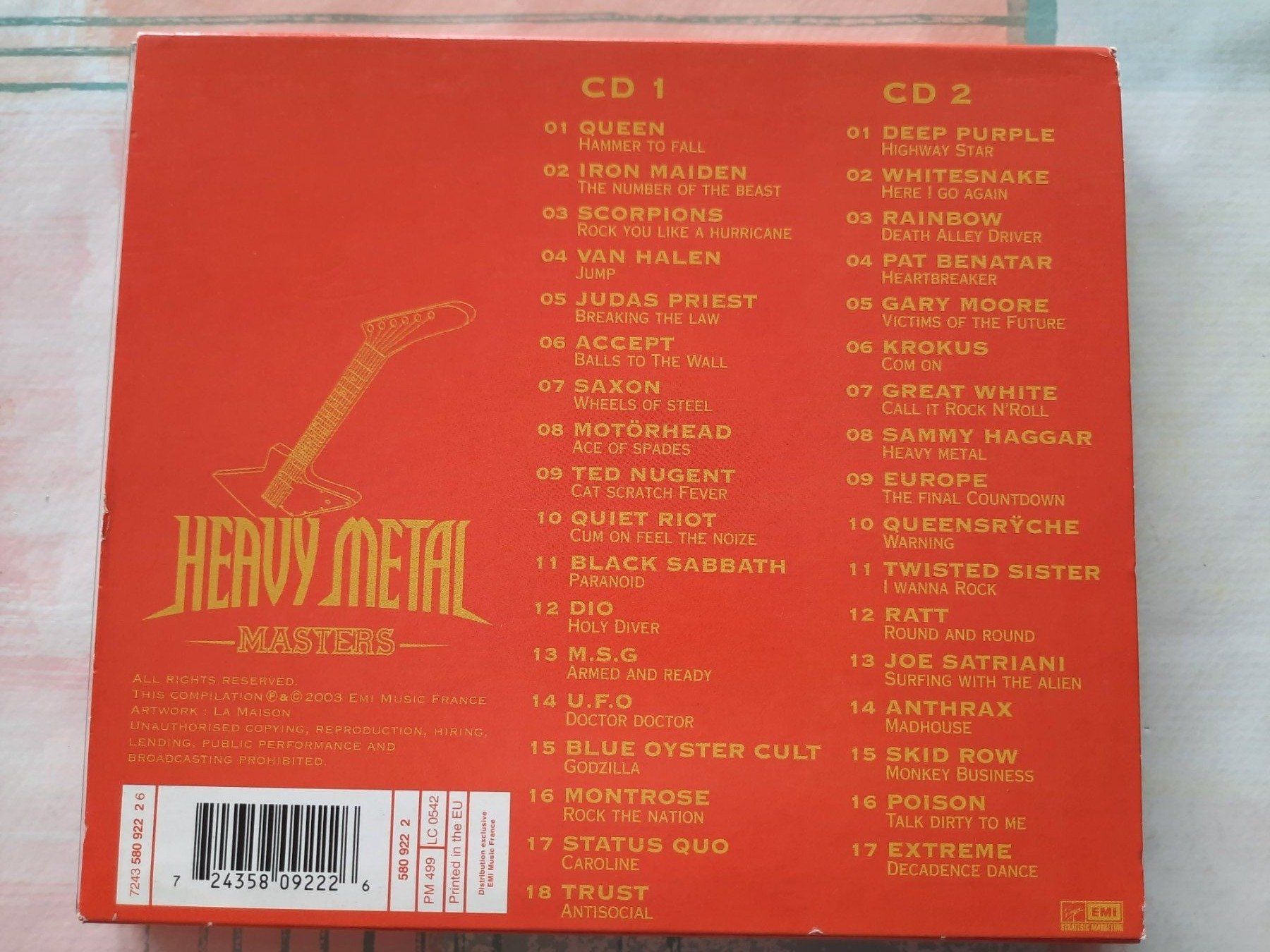 CD: CD Heavy Metal Masters Compilation 2 Cds – Usato da Pully venduto da bro_n52j 1