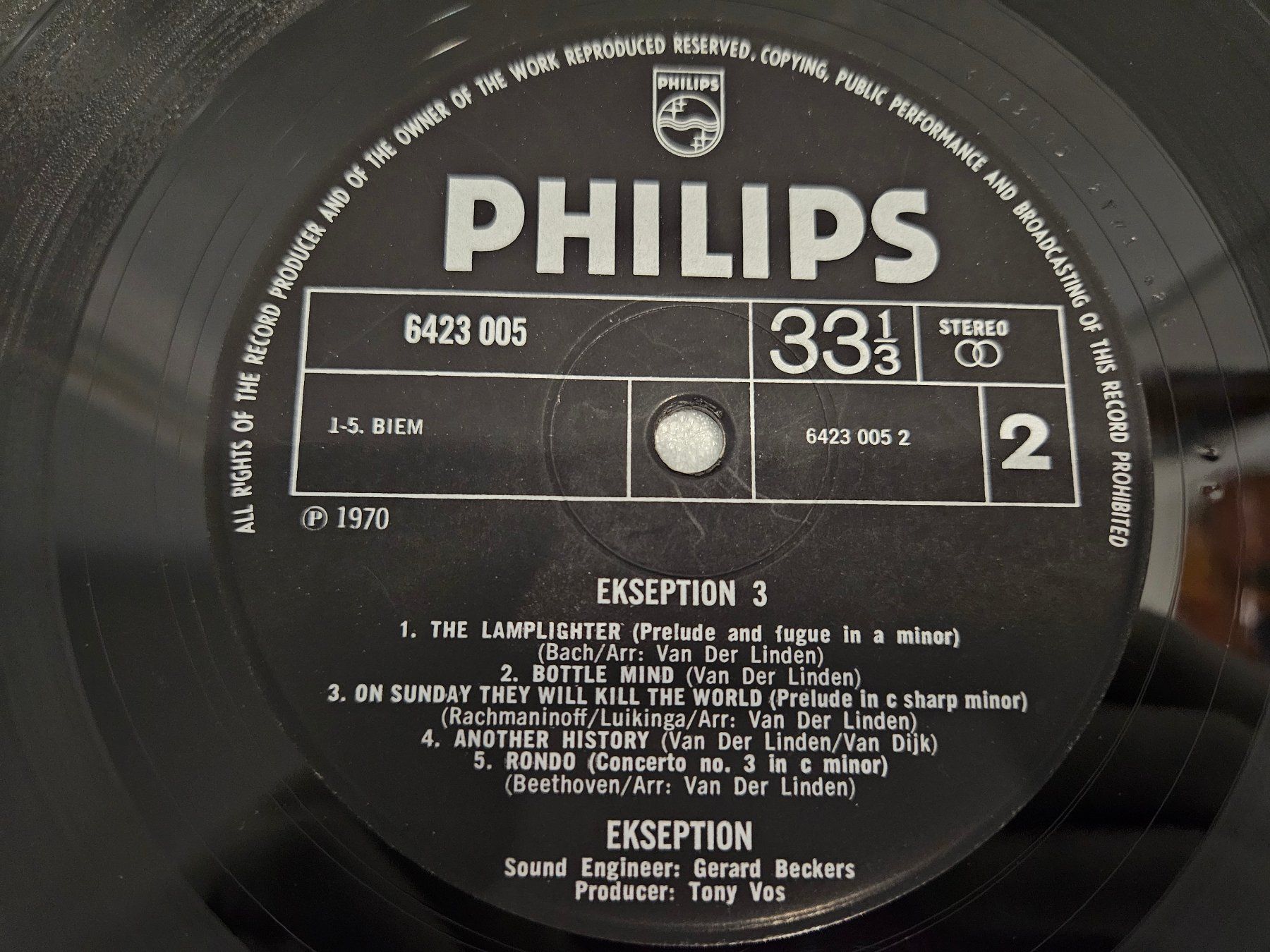 Schallplatten: Ekseption – Ekseption 3 (LP, Rock) – Gebraucht aus Uster von Vinyl-Leidenschaft 6