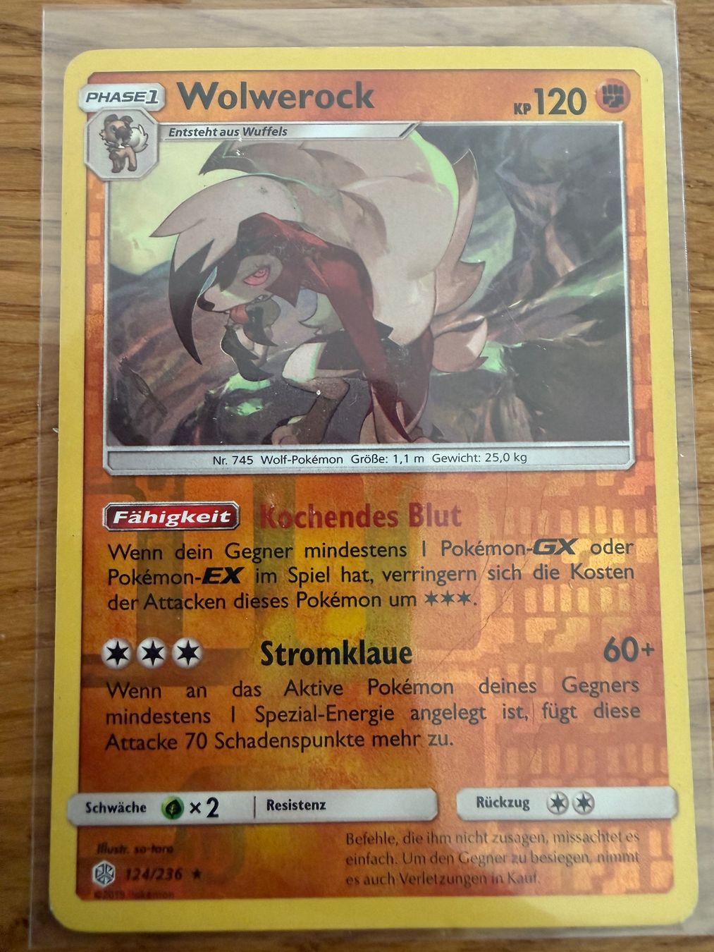 Pokémon Cartes à collectionner: Wolwerock 124/236 – D'occasion à Amriswil par sim_nlb6