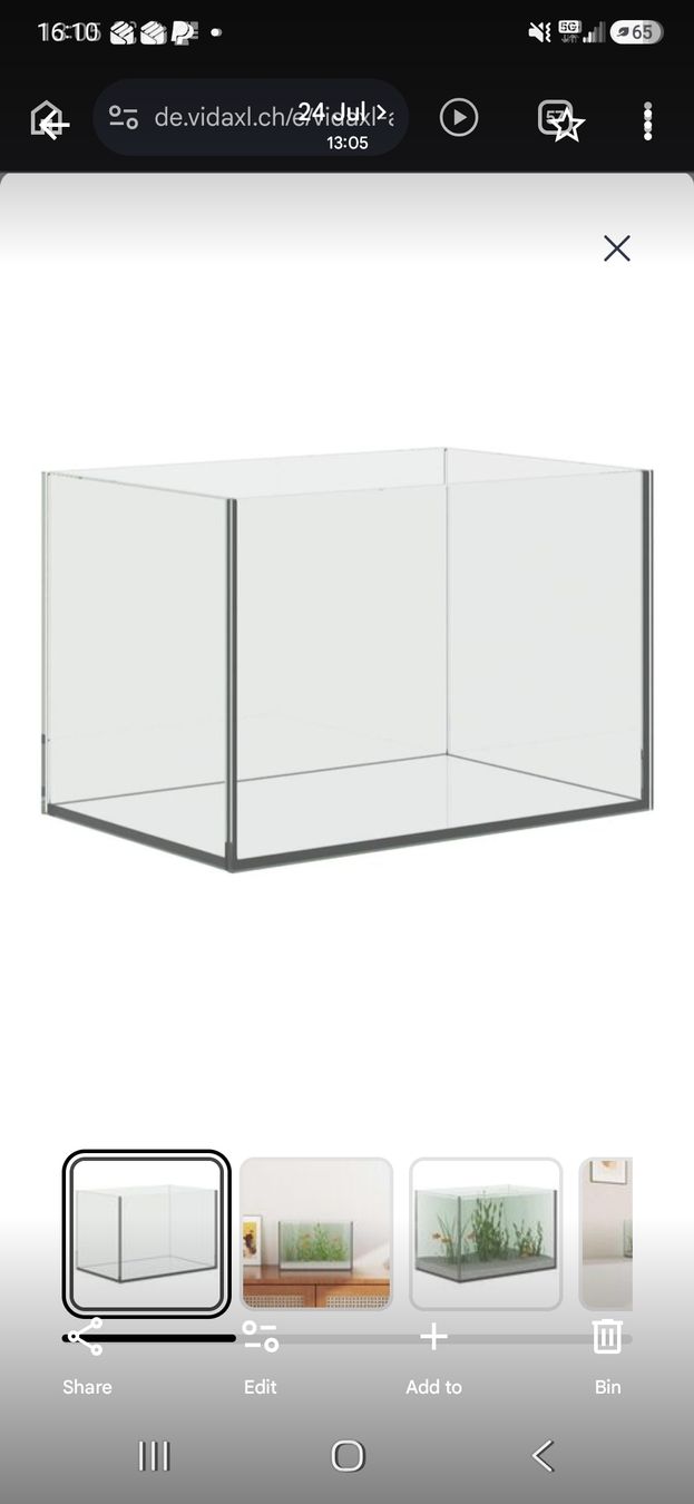 Terrarium: Terrarium Glas 80x45x40cm – Gebraucht aus St. Gallen von mmoehn