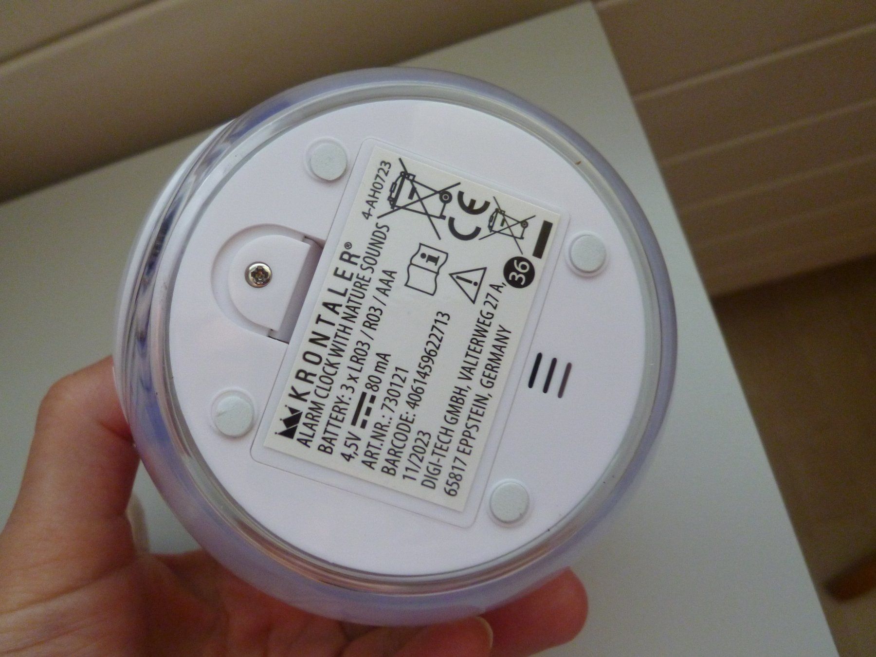 Wecker: Krontaler Lichtwecker / Tischwecker mit Naturgeräuschen – Gebraucht aus Dättlikon von Mamakuga 2