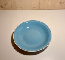 Rössler Röstiteller blau, gut erhalten, 1960er, Vintage