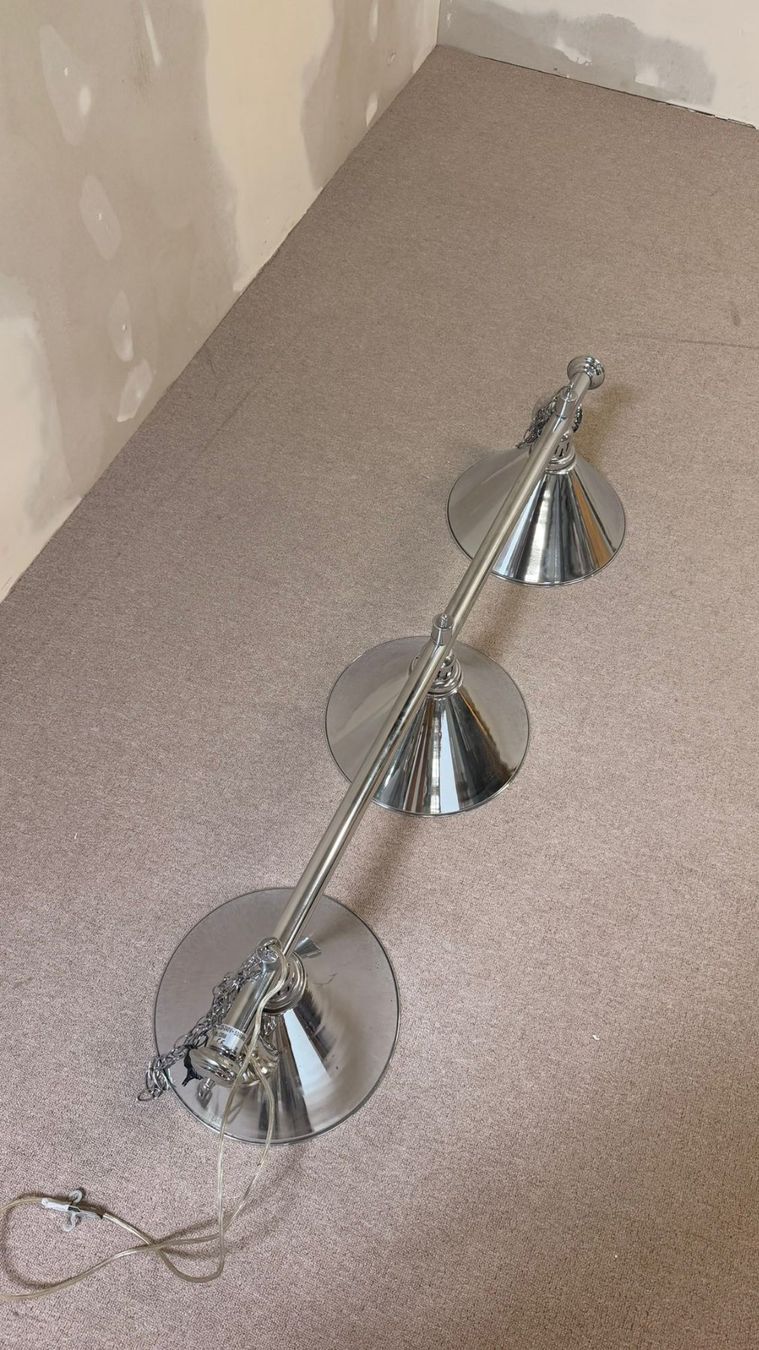 Lampade: Hängelampe/ Billiardlampe 3-flammig Chrom – Usato da Rickenbach ZH venduto da Der-Insider 4