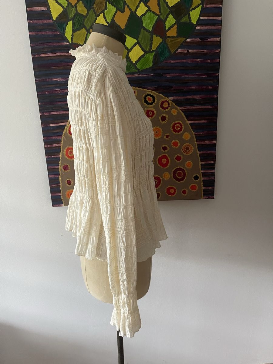 Camicette: Gesmockte Bluse Gr.46/48 – Nuovo (secondo la descrizione) da Stallikon venduto da BaumArt 1