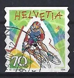 Alle Briefmarken: 1998 - Mountainbike – Gebraucht aus Schaffhausen von poststamp