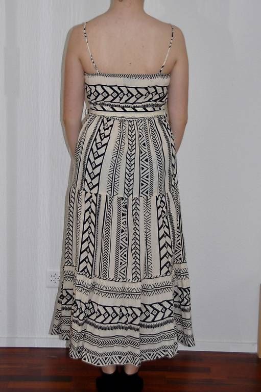 Vero Moda Vestiti: Weiss / schwarz gemustertes Maxikleid Gr. M/38 – Nuovo (secondo la descrizione) da Wettingen venduto da ame_wxp2 1