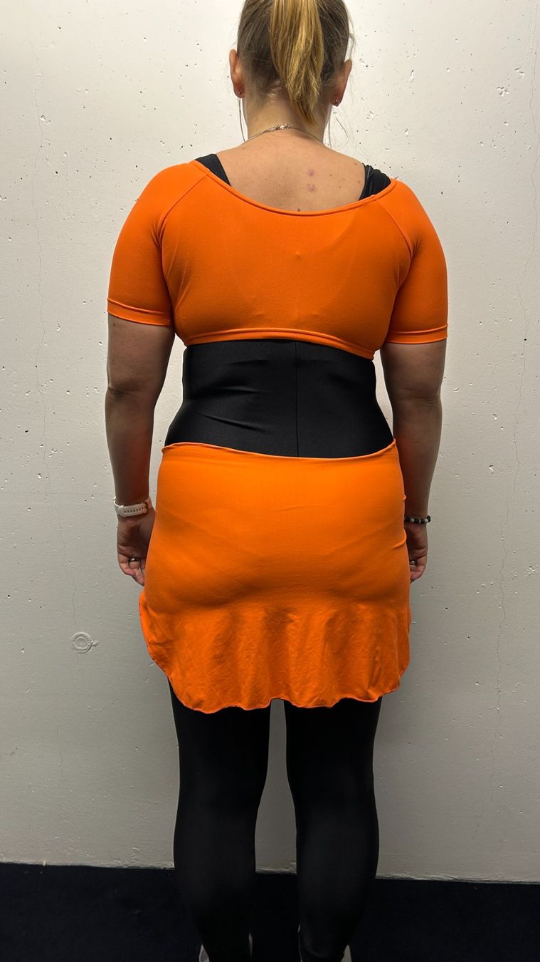 Top: Oranges Sommer Set: Top und Cacheur, Grösse S – Usato da Marbach SG venduto da fam_8hbc 1