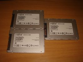 1 stück 120gb ssd. Crucial BX100. nur 4 stunde