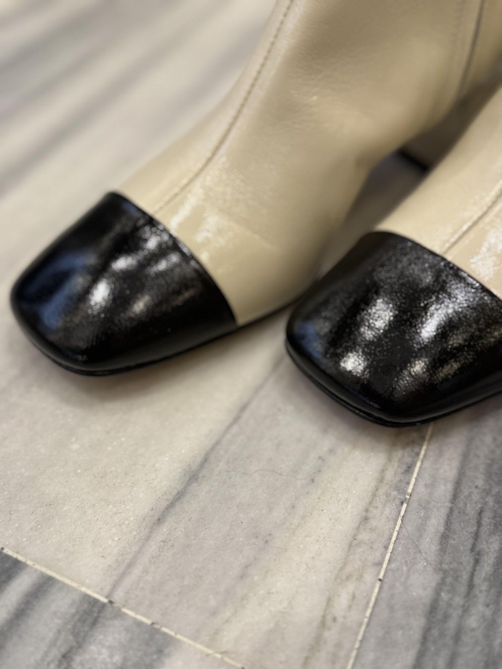 Scarpe da donna: Stivaletto Vernice Bianca Di – Nuovo e nell'imballaggio originale da Porza venduto da GioCa65 1