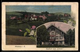 AK Affoltern i. E., Gasthof zum Löwen, Ortsansicht