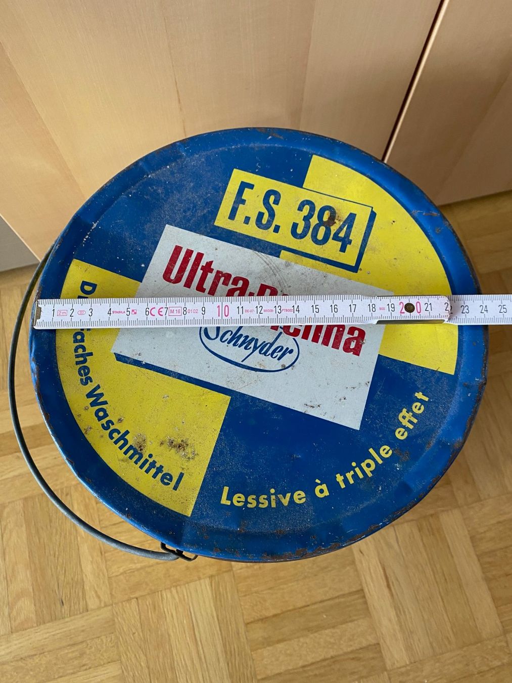 Accessori per altri veicoli: Alter Blechkübel - Waschmittel – Usato da bern venduto da malfobe 3
