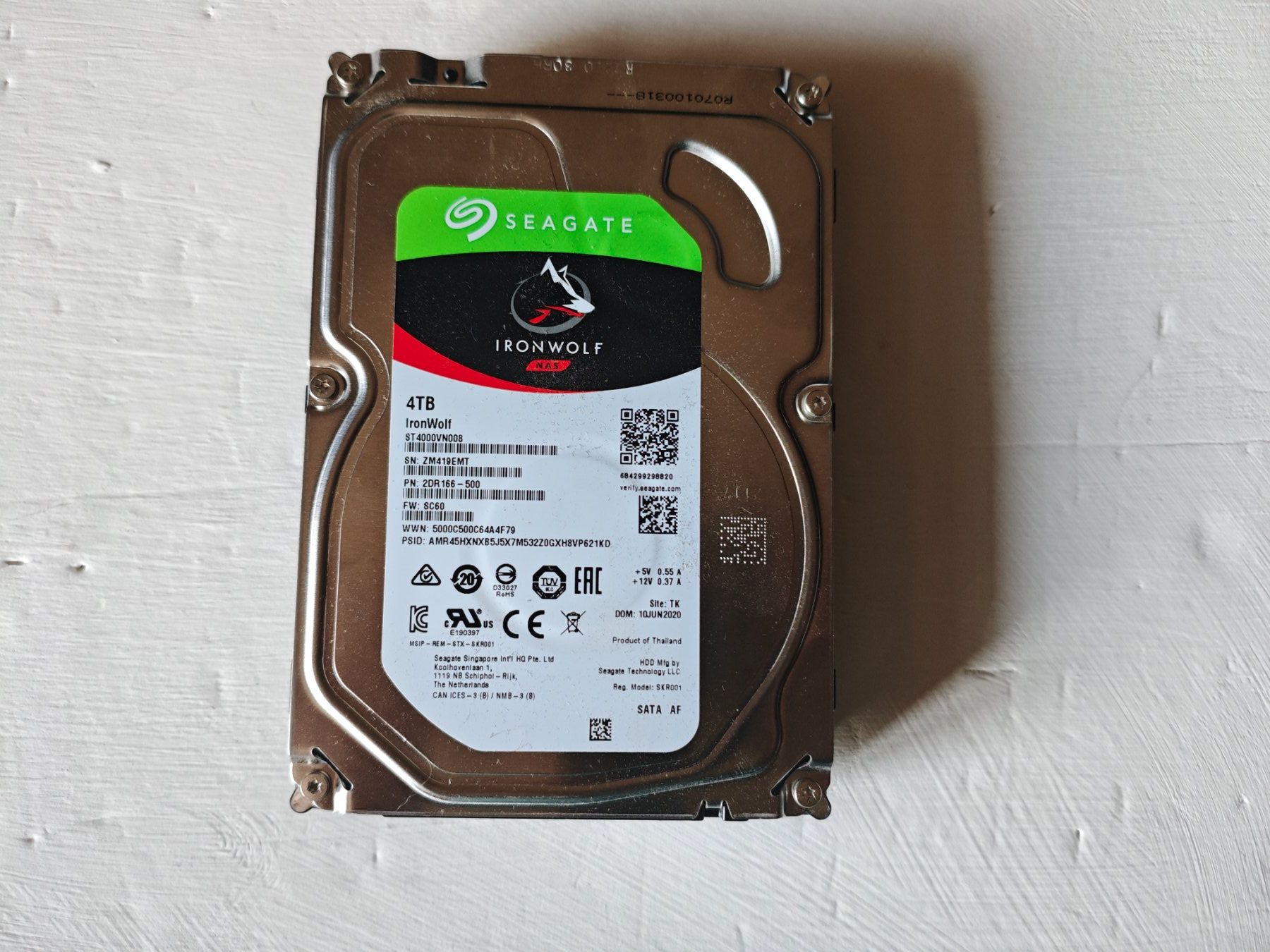 Seagate Harddisks: Seagate IronWolf 4TB ST4000VN008 – Gebraucht aus Dübendorf von tho_v2cs