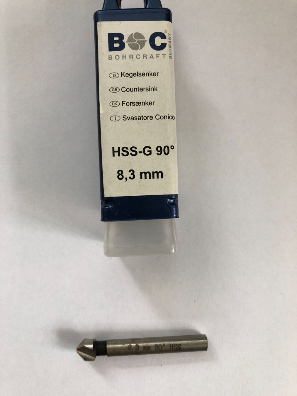 Alle Werkzeuge: Kegelsenker 90° HSS 8,3 mm – Neu und originalverpackt aus Wagen von Aloeveragold
