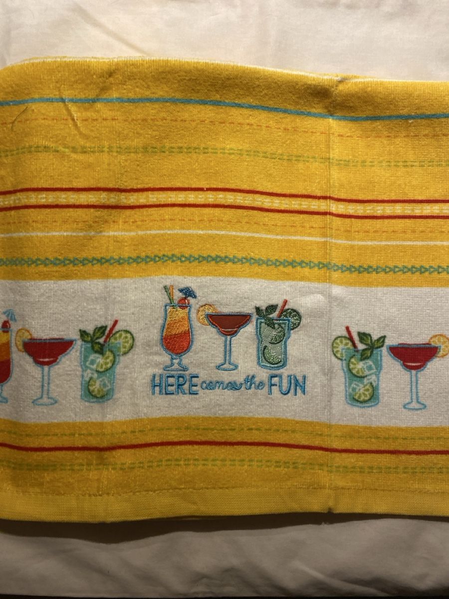 Strofinacci: 2 Summer Cocktail Kitchen Towels, new – Nuovo e nell'imballaggio originale da Buttikon SZ venduto da Maxwelltime 1