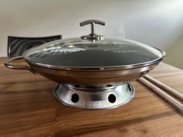 Wok Pfanne ~35 cm Durchmesser
