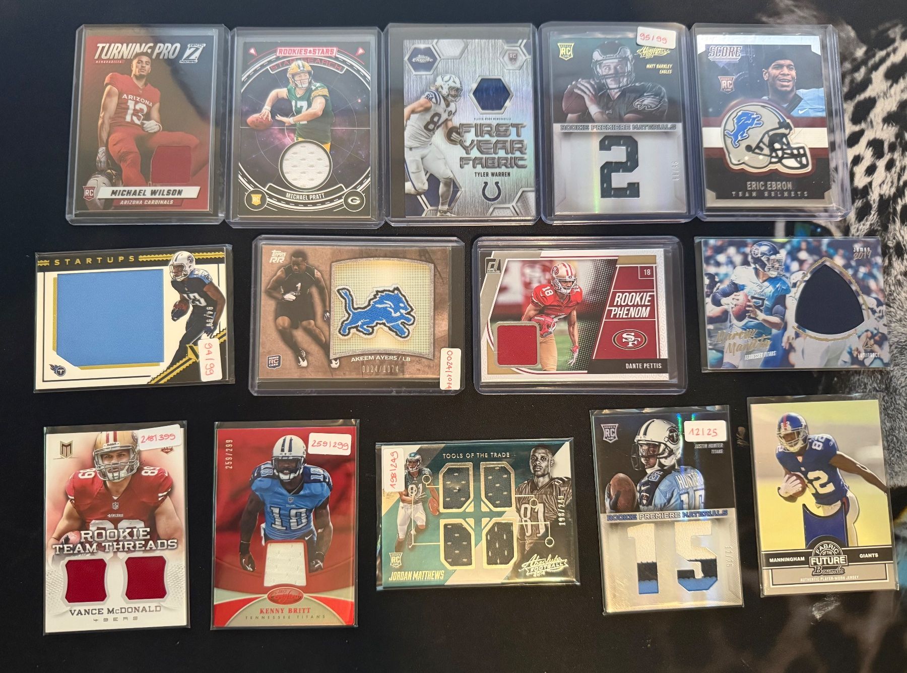 NFL Sammelbilder & Trading cards: 63 NFL Trading Cards! Numbered - Autograph - Patch – Gebraucht aus Malters von cap.design_ 2